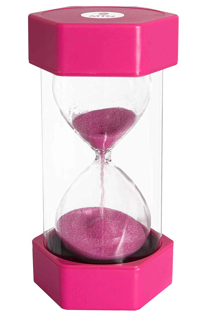 Sand Timer 16cm 2 Minutes Pink - EASE