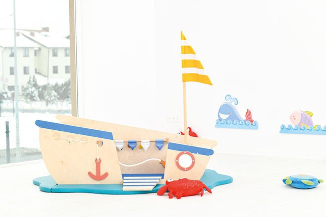 Sensory Ship Corner with Mattresses - EASE