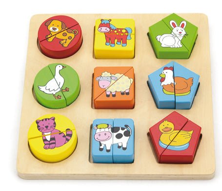 Shape Block Puzzles - Set of 2 - EASE