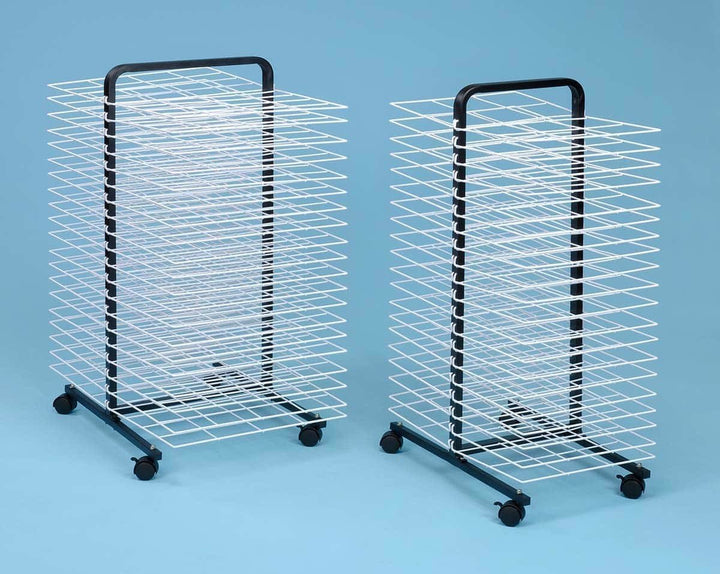 Small Mobile Art Drying Rack with 40 racks - EASE