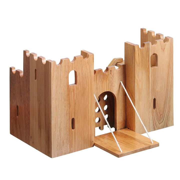 Small World Natural Wooden Castle - EASE