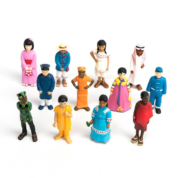 Small World Plastic Multicultural Figures - EASE