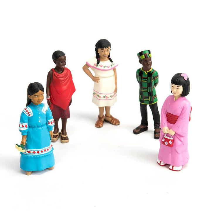 Small World Plastic Multicultural Figures - EASE