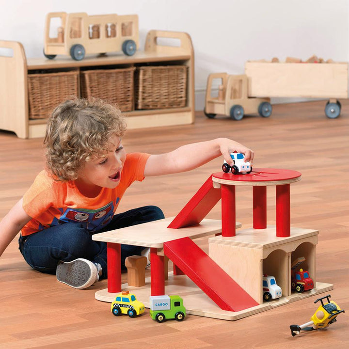 Small World Toddler Wooden Garage - EASE