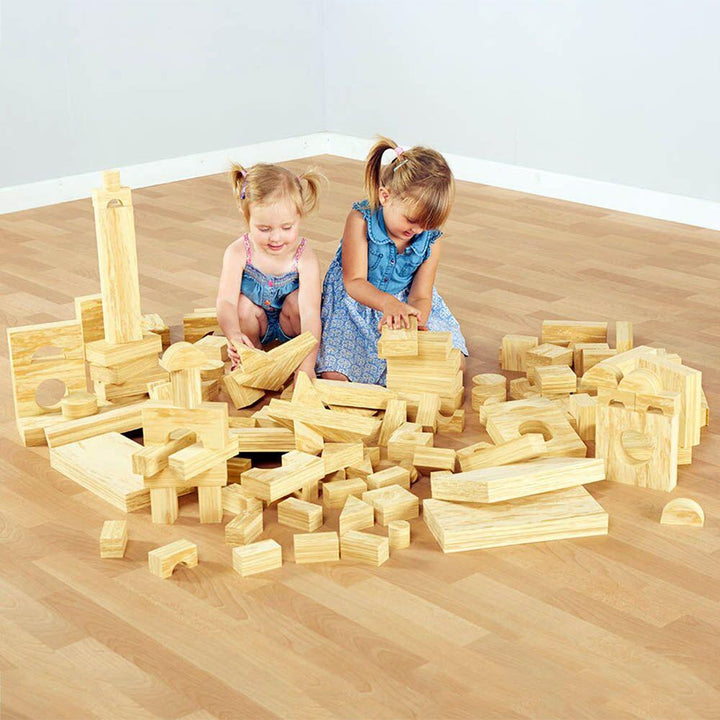 Soft Wood Effect Foam Blocks 56pk - EASE