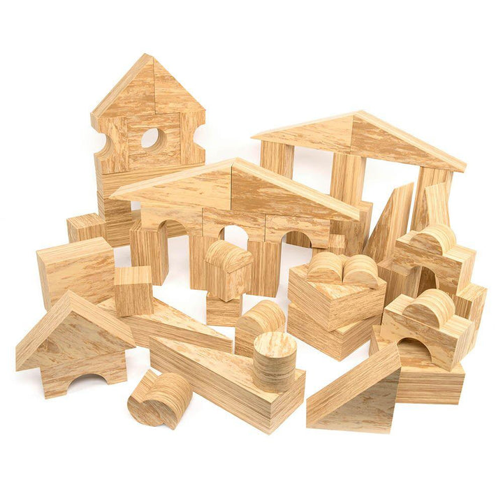 Soft Wood Effect Foam Blocks 56pk - EASE