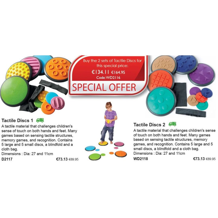 Special - 2 sets of Tactile Discs - EASE