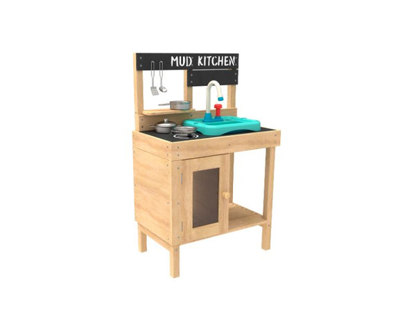 Splash & Play Early Fun Wooden Mud Kitchen - EASE