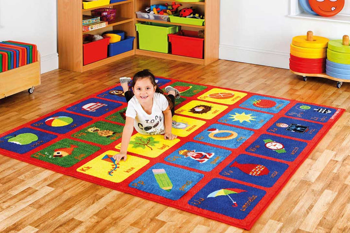 Square Alphabet Carpet - EASE