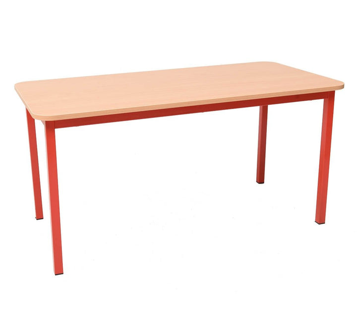 Steel Rectangular School Table 53cm - All Colours - EASE