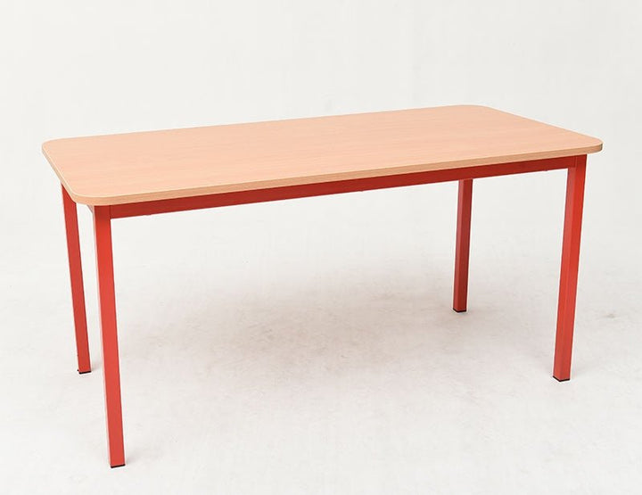 Steel Rectangular School Table - Red 59cm - EASE