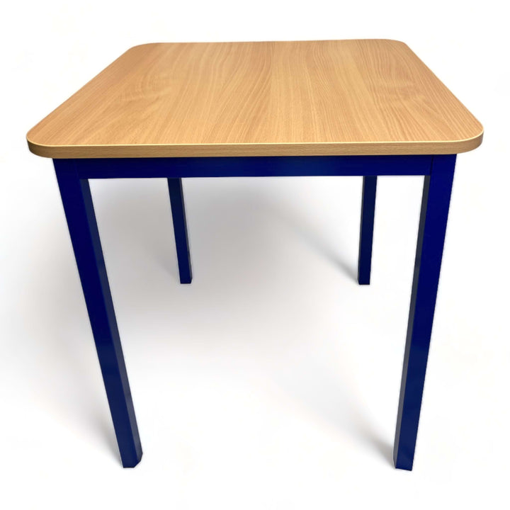 Steel Square Single School Table 64cm - Blue - EASE