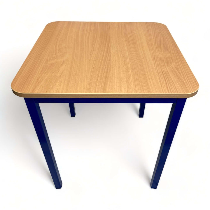 Steel Square Single School Table 64cm - Blue - EASE