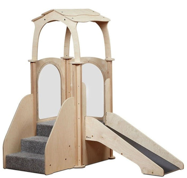 Step & Slide Kinder Gym w/Roof Playscape - EASE