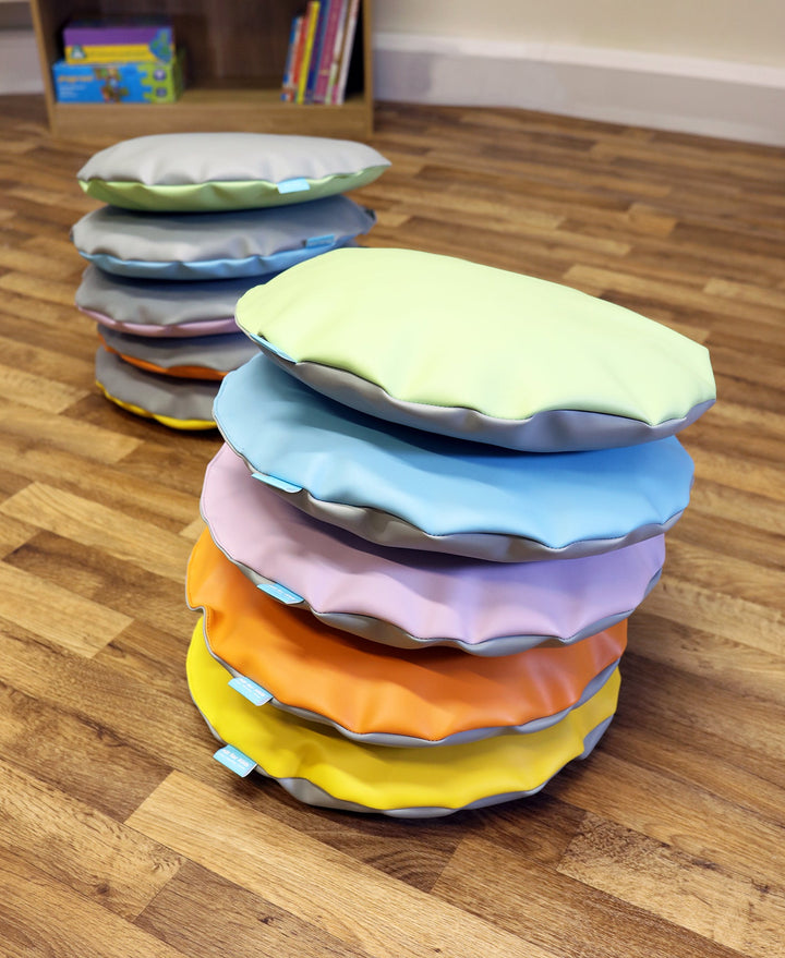 Story Cushions Round - Vibrant Colours set of 1, 5 or 10 - EASE