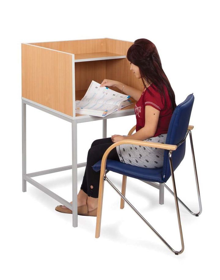 Study Carrel with Straight Legs - EASE