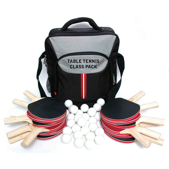 Table Tennis Class Pack Bats Balls and Carry Bag - EASE