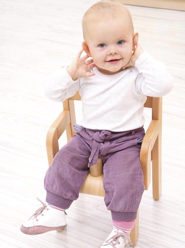 Toddler Chair with Armrest and Anti Slip Bar - 21cm - EASE