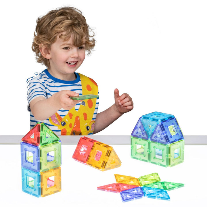 Translucent Polydron KinderMag Set - EASE