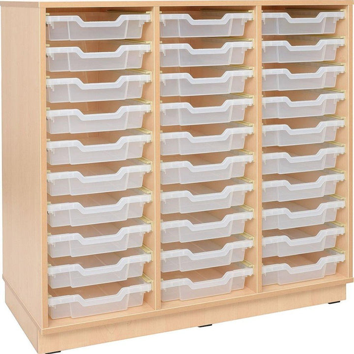 Tray Storage Large Cabinet for plastic Containers - 30 Shallow trays - 2 options - EASE