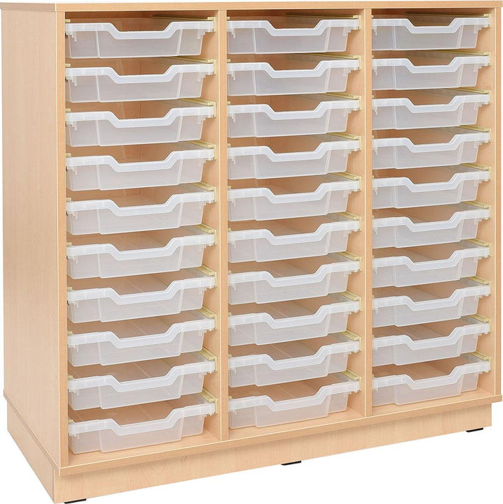 Tray Storage Large Cabinet for plastic Containers - 30 Shallow trays - 2 options - EASE