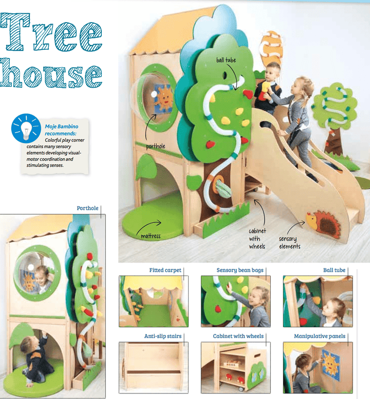 Tree House with Slide - EASE