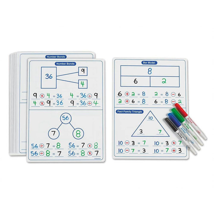 Visualise Math Write & Wipe Boards - EASE