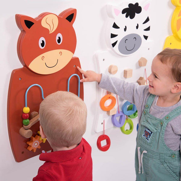 Wall Toy - Wire Beads & Gears/Horse - EASE