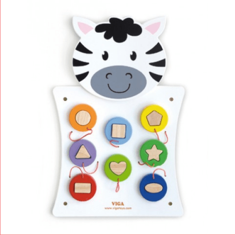 Wall Toy Zebra - Match Shapes - EASE