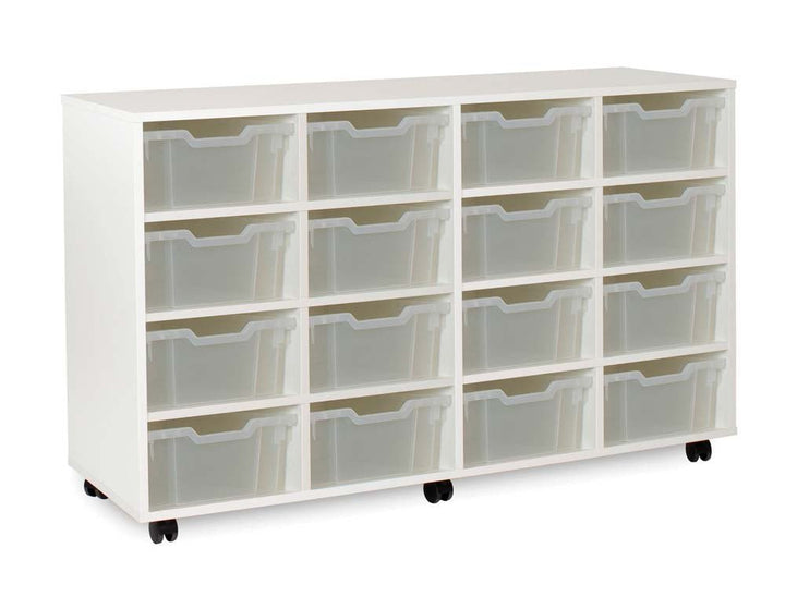 White 16 Deep Tray Unit - EASE