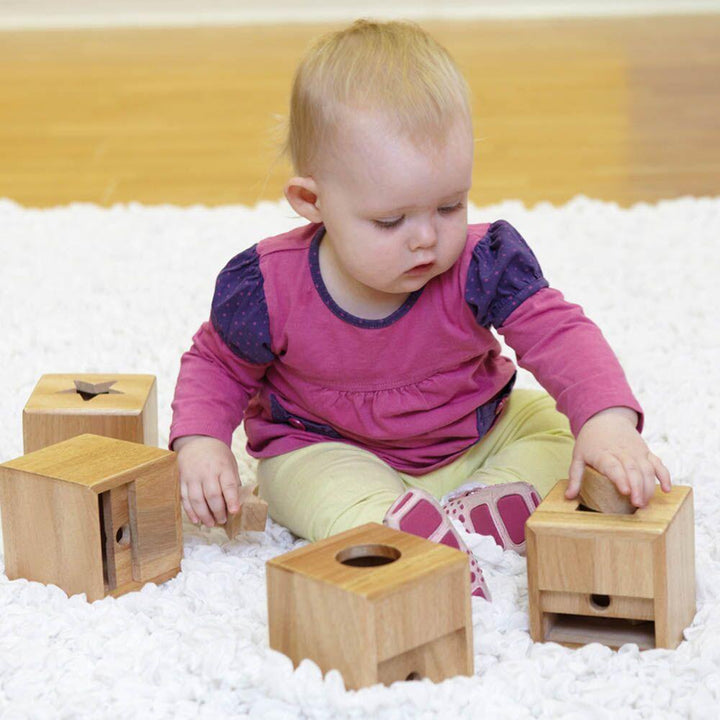 Wooden Baby Posting Pots 4pk - EASE