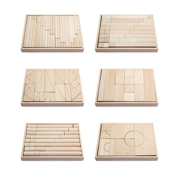 Wooden Block - 6 Trays Set #1 - EASE