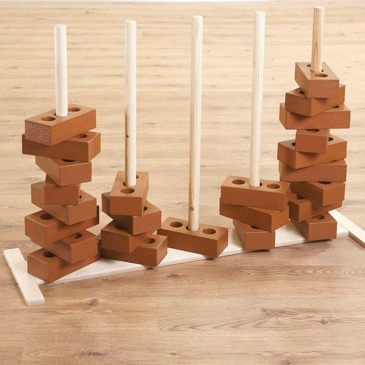 Wooden Brick Stand for Stacking - EASE