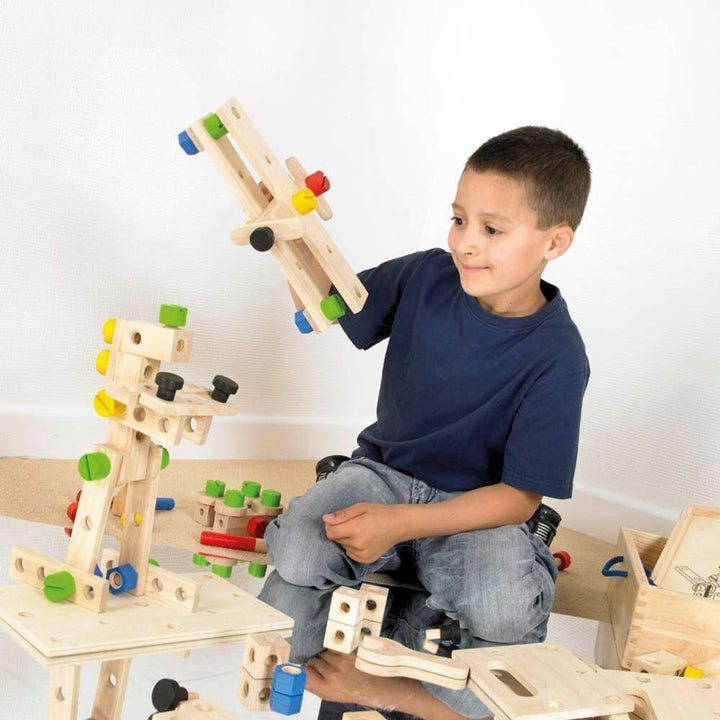 Wooden Construction Set 182pcs - EASE