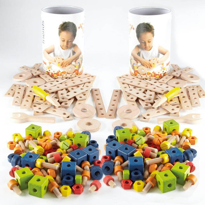 Wooden Construction Set 182pcs - EASE