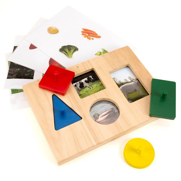 Wooden Explorer Peg Puzzle Board - EASE