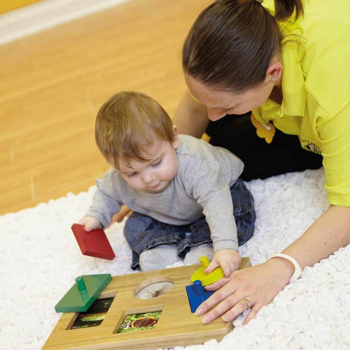 Wooden Explorer Peg Puzzle Board - EASE