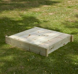 Wooden Lidded Sandpit - EASE