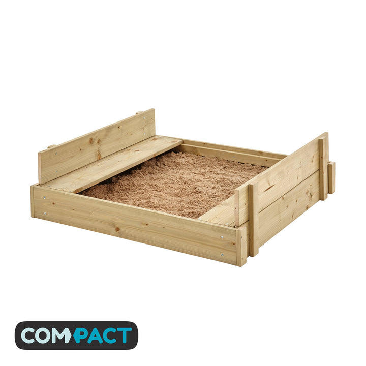 Wooden Lidded Sandpit - EASE