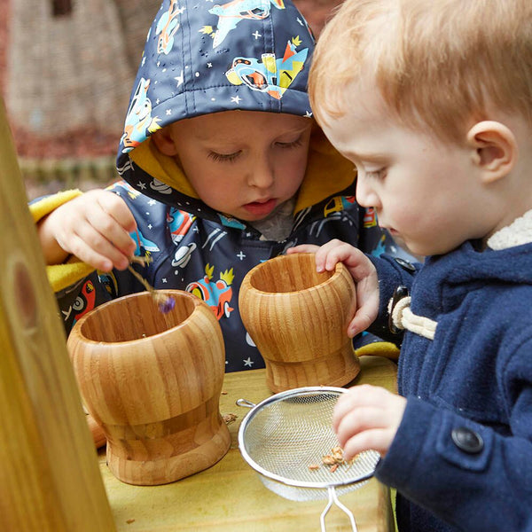 Wooden Pestle and Mortar 3pk - EASE