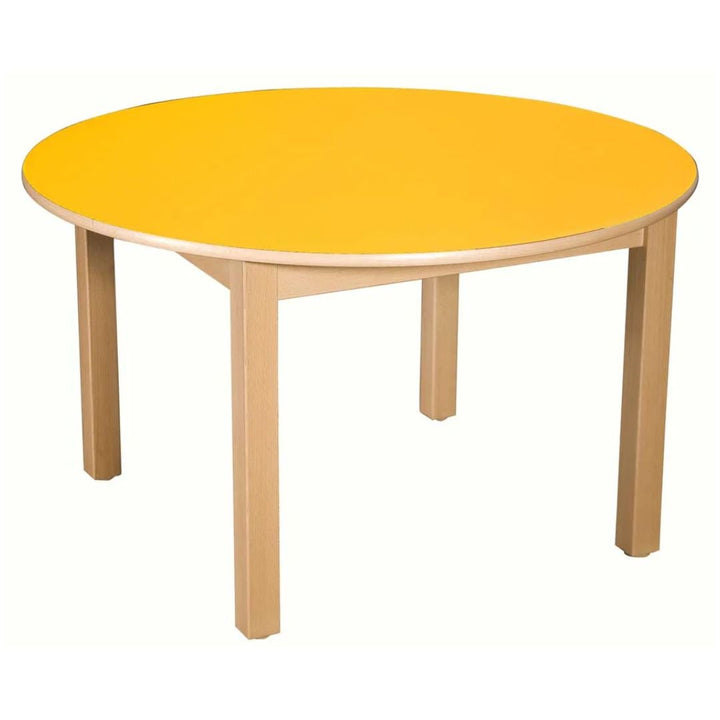 Wooden Round Tables All Heights & All Colours - EASE