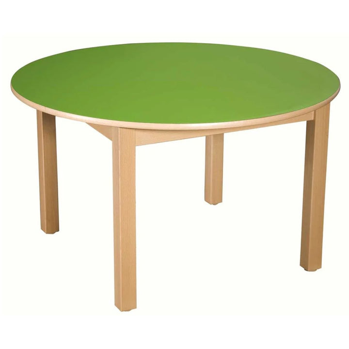 Wooden Round Tables All Heights & All Colours - EASE