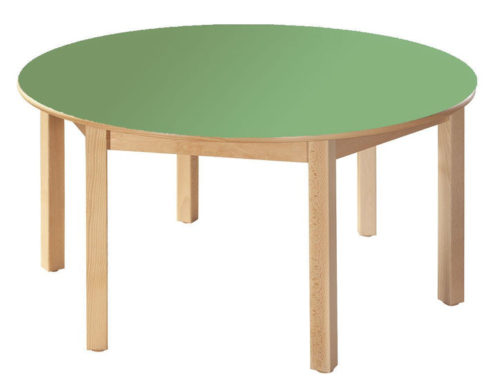 Wooden Round Tables All Heights & All Colours - EASE