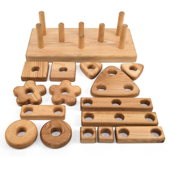 Wooden Stack and Build Block - EASE