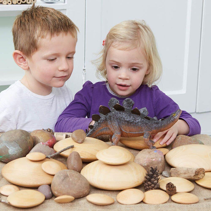 Wooden Stacking Pebbles 20pk - EASE