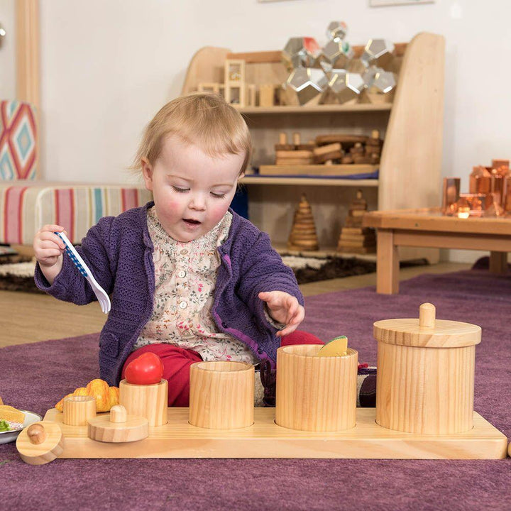 Wooden Toddler Sorting Pots - EASE