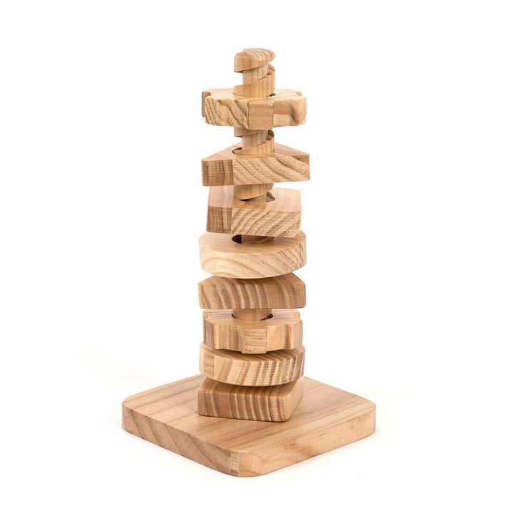 Wooden Twist & Turn Tower - EASE