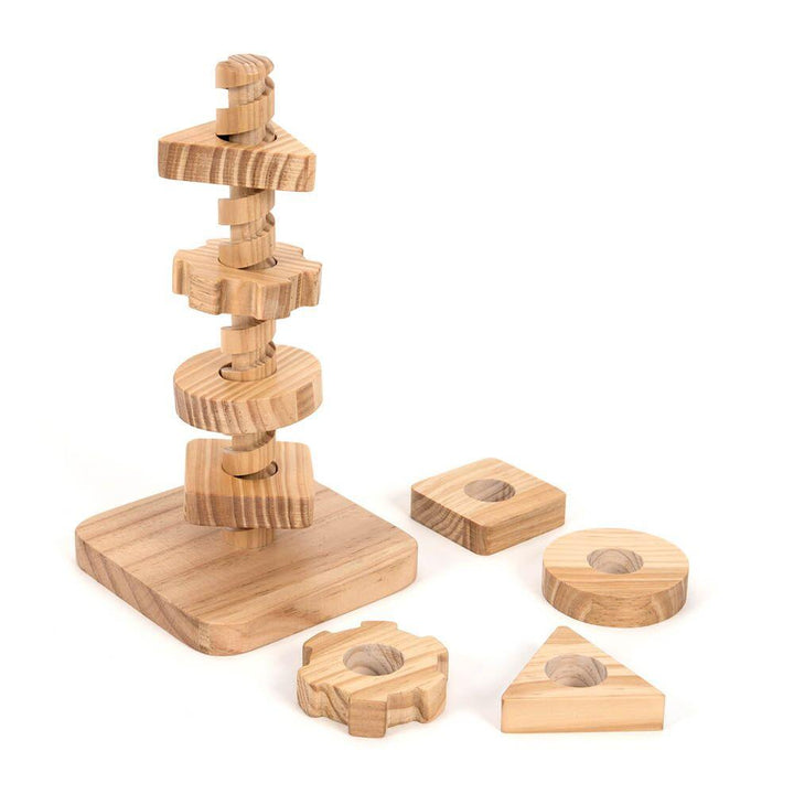 Wooden Twist & Turn Tower - EASE