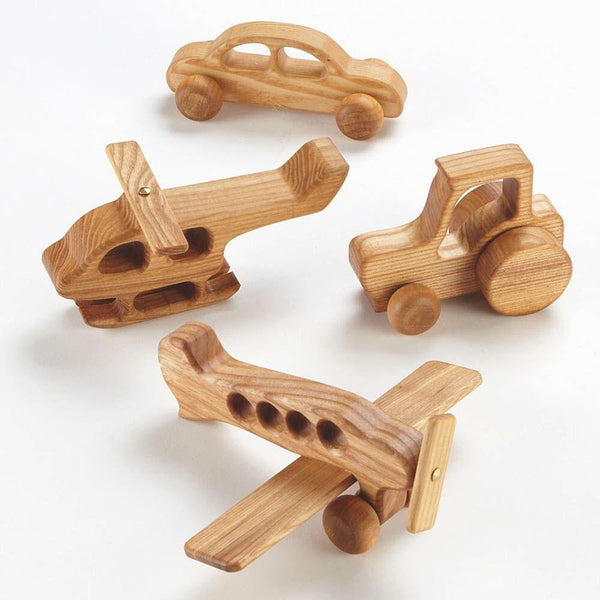 Wooden Vehicles 4pk - EASE