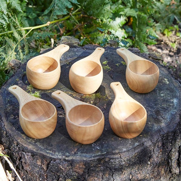 Woodland Wooden Cup 6pk - EASE